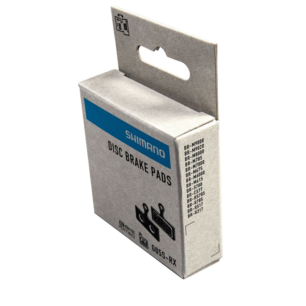 Shimano G05S-RX Bremsbacken Resin Bremsbeläge Set 1 Paar Scheibenbremsbelag Bremsklötze Fahrrad Bremse Ersatzteil universal