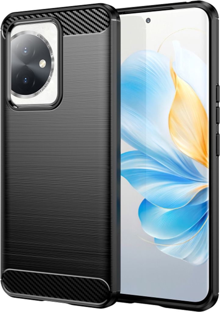 Carbon Shield TPU Hülle für Honor 100 - Schwarz KP30022