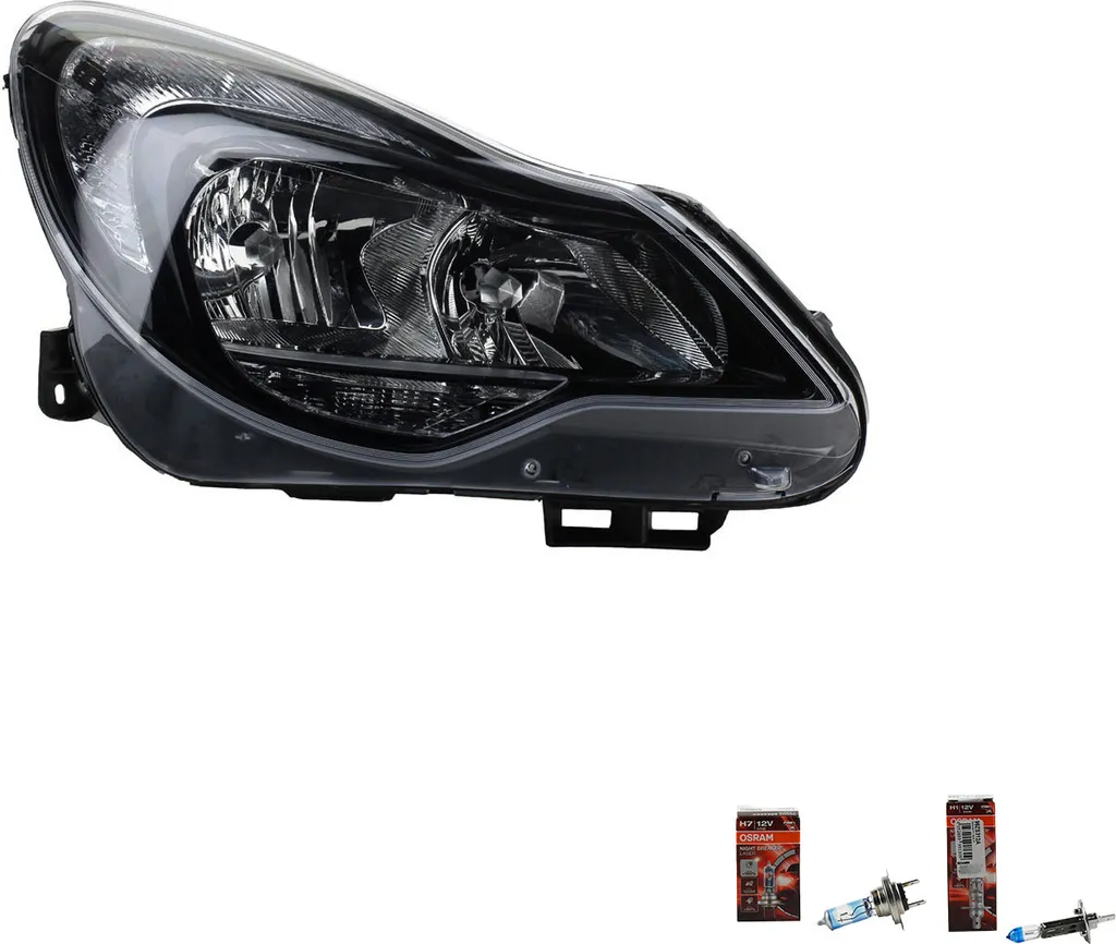 Johns, Fari + Osram Night Breaker Laser adatto per Opel Corsa D 01/2011- Destra 1216646 1216645 1216656 1216786 1216833 13446802 95510688 955