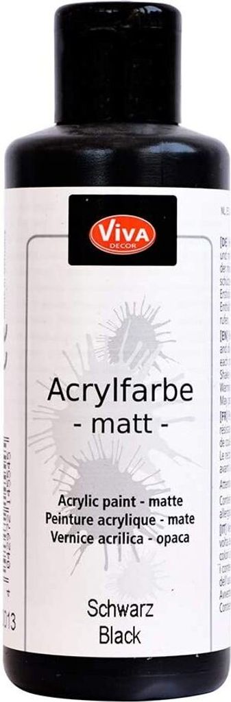 ViVA DECOR Acrylfarbe 82 ml schwarz