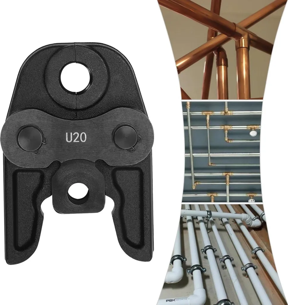 Dispositif de serrage à pression U20 Compact Noir pour tubes multicouches - 2