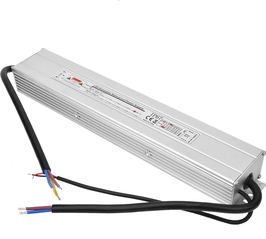 Alimentation 12V 300W LED Dimmable 2-en-1 avec contrôle SCR et 0-10V haute