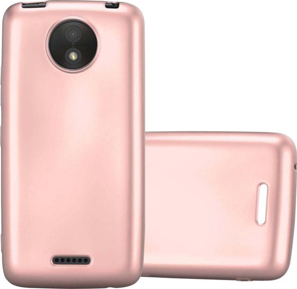 Cadorabo Schutzhülle für Motorola MOTO C PLUS Hülle in Rosa Produktbild 