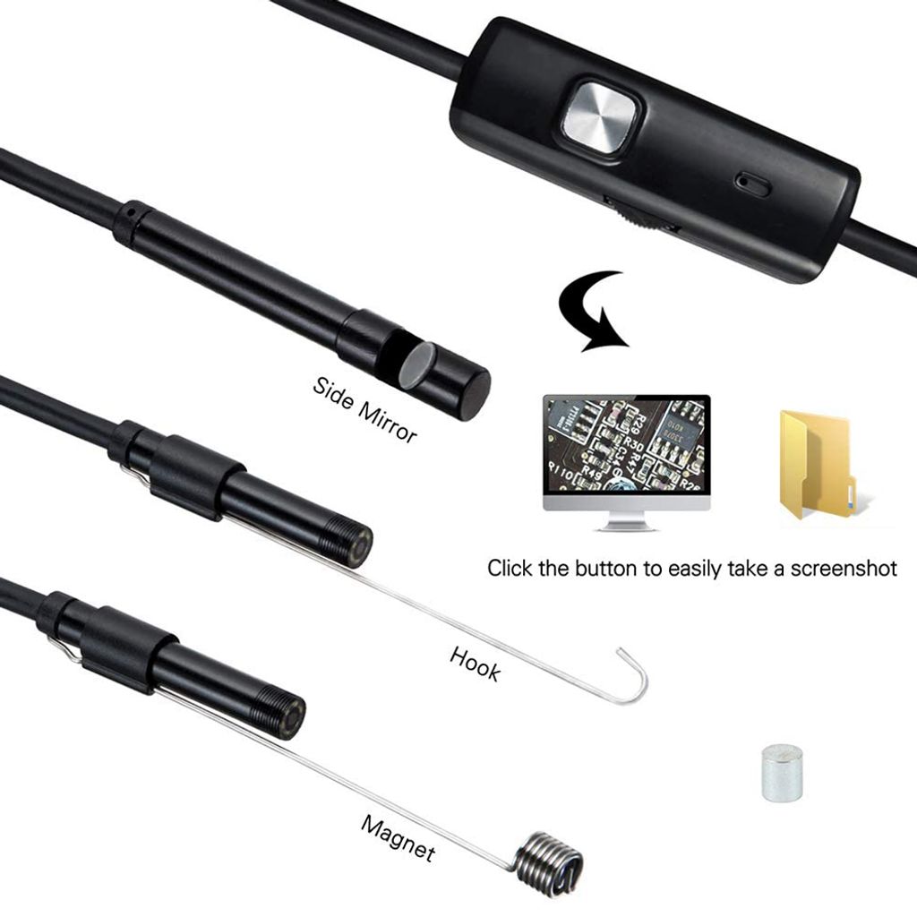 Endoskop 0,3MP Endoskop 3 v 1 Endoskop s nastavitelnými LED Obrázek produktu 6