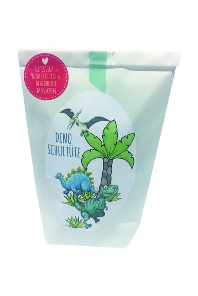WUNDERLE 63280 Wundertüte Dino Schultüte 14x22 cm