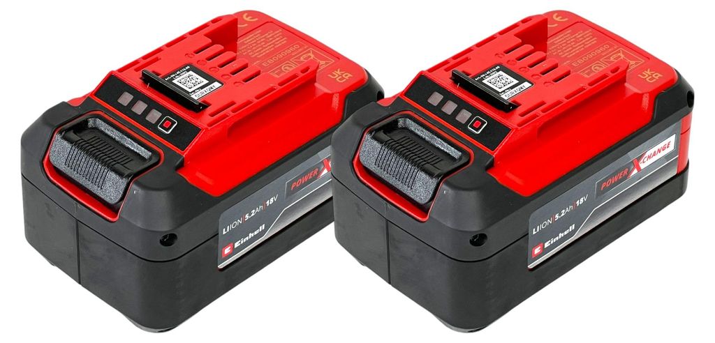 Einhell Power X-Change Akku 2x 18V 5,2Ah PXC-Twinpack Produktbild 