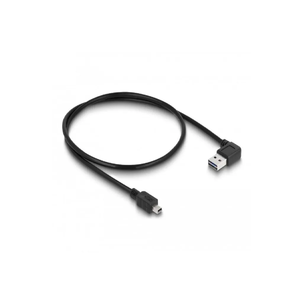 Câble Delock Easy-USB 2.0 réversible mâle vers Mini USB coudé 50cm