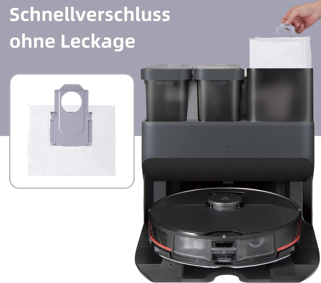 12 Staubbeutel Für Roborock S8 Pro Ultra, S7 MaxV Ultra, Q5, Q7, Q8 Modelle – 3,5 Liter, Hygienisch & Langlebig