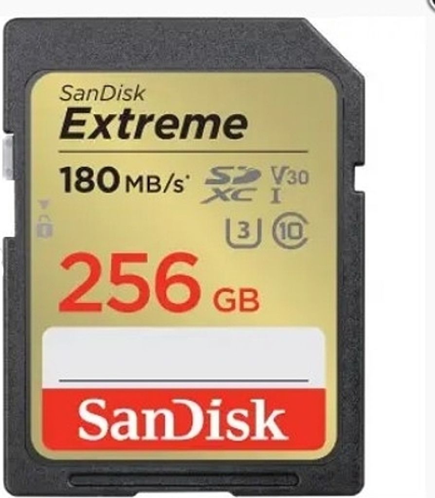 SanDisk Extreme 256 GB SDXC UHS-I Klasse 10 Produktbild 