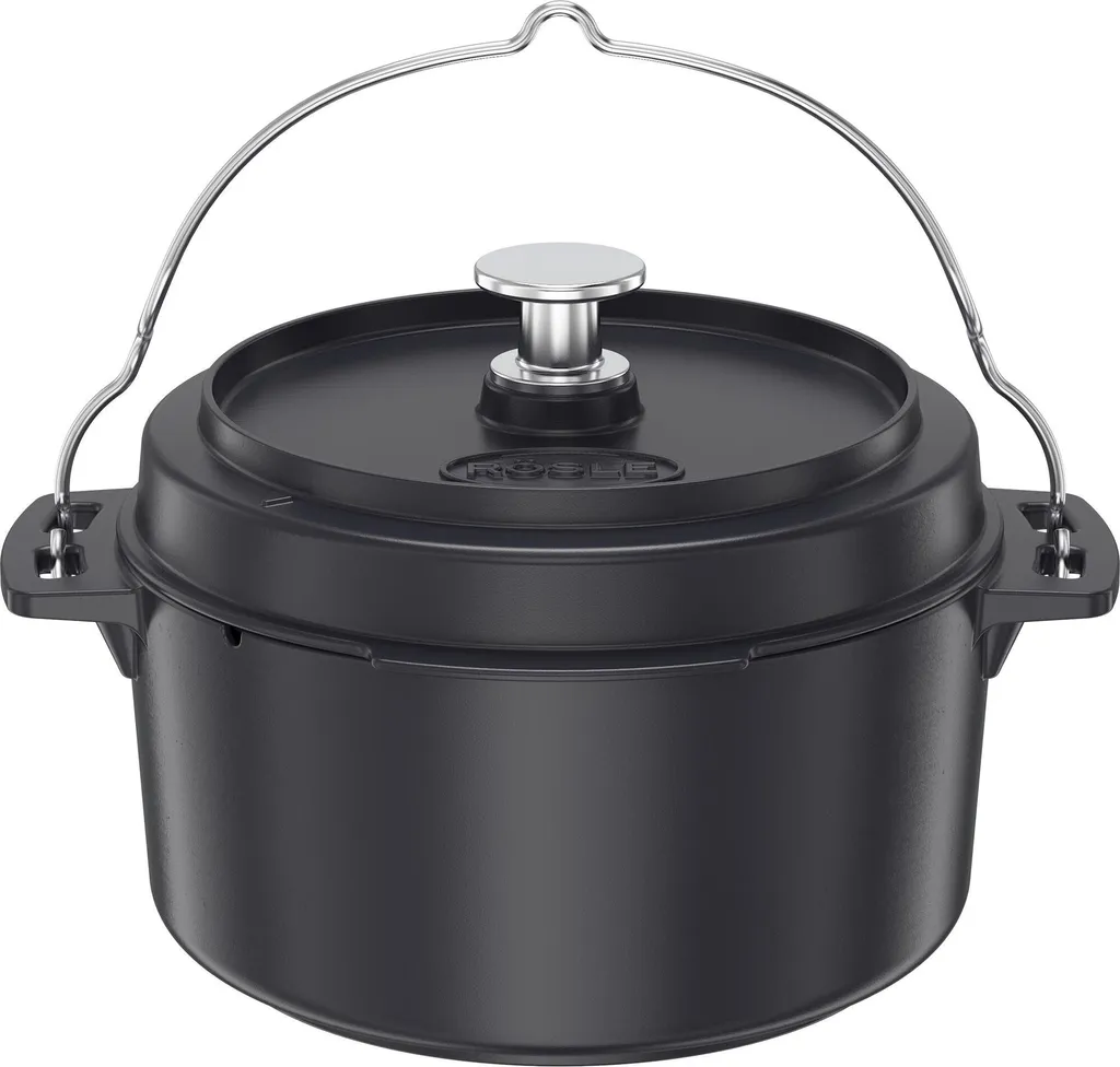 Rösle Dutch Oven Ø 28 cm 25438 Cocotte en Fonte émaillée Haute Qualité