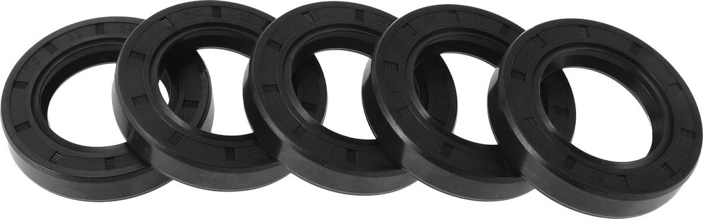 5 Stück Drehwellendichtung Hochdruck-Öldichtung 32x52x10mm Schwarz Nitril 70 Durometer Gummi