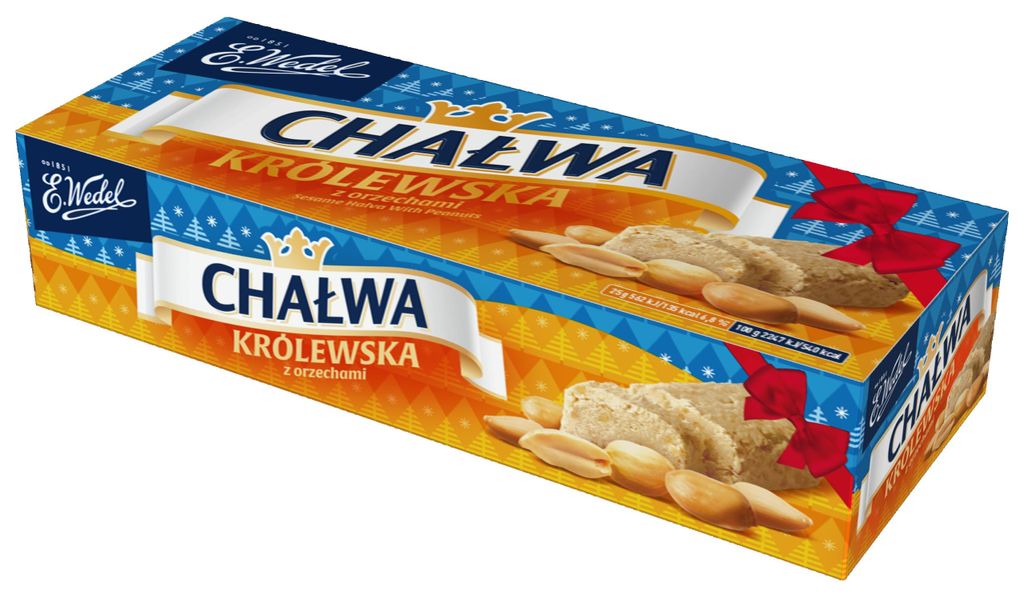 E. Wedel Chałwa Królewska z orzechami 250g Zdjęcie produktu 