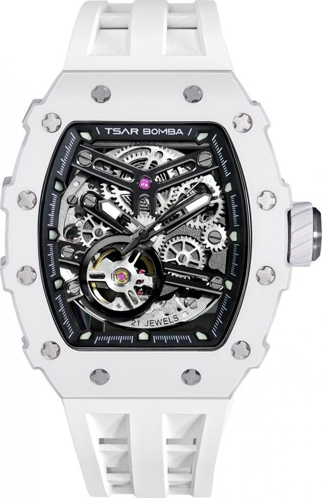 Tsar Bomba TB8208C-07 Herrenuhr Elemental Keramik Automatik 44mm 5ATM