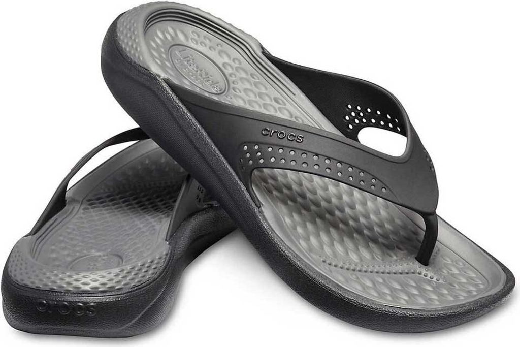 Japonki męskie LiteRide czarno-szare rozmiar 46-47 Zdjęcie produktu 