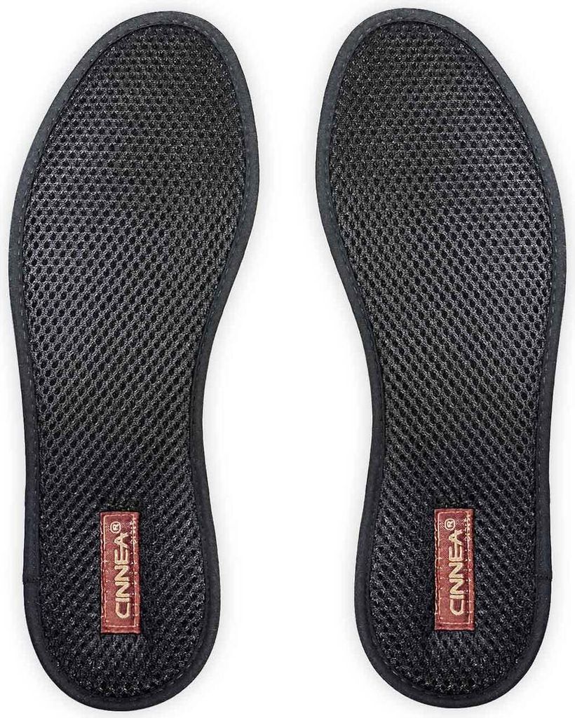 CINNEA Einlegesohlen mit Zimt,1PaarSet,Polyestergegen Fußschweiß % Geruch, Gr.50,schwarz