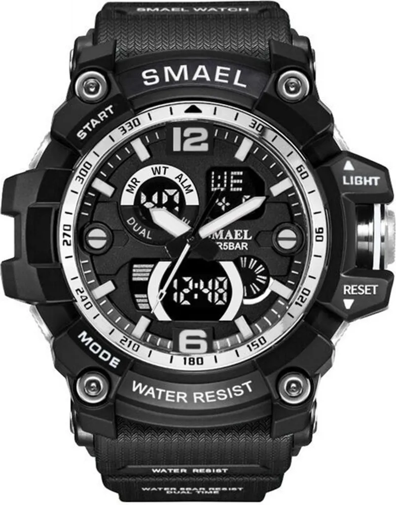 Orologio SMAEL Karter Nero/Argento - Sportivo e Resistente KP23814