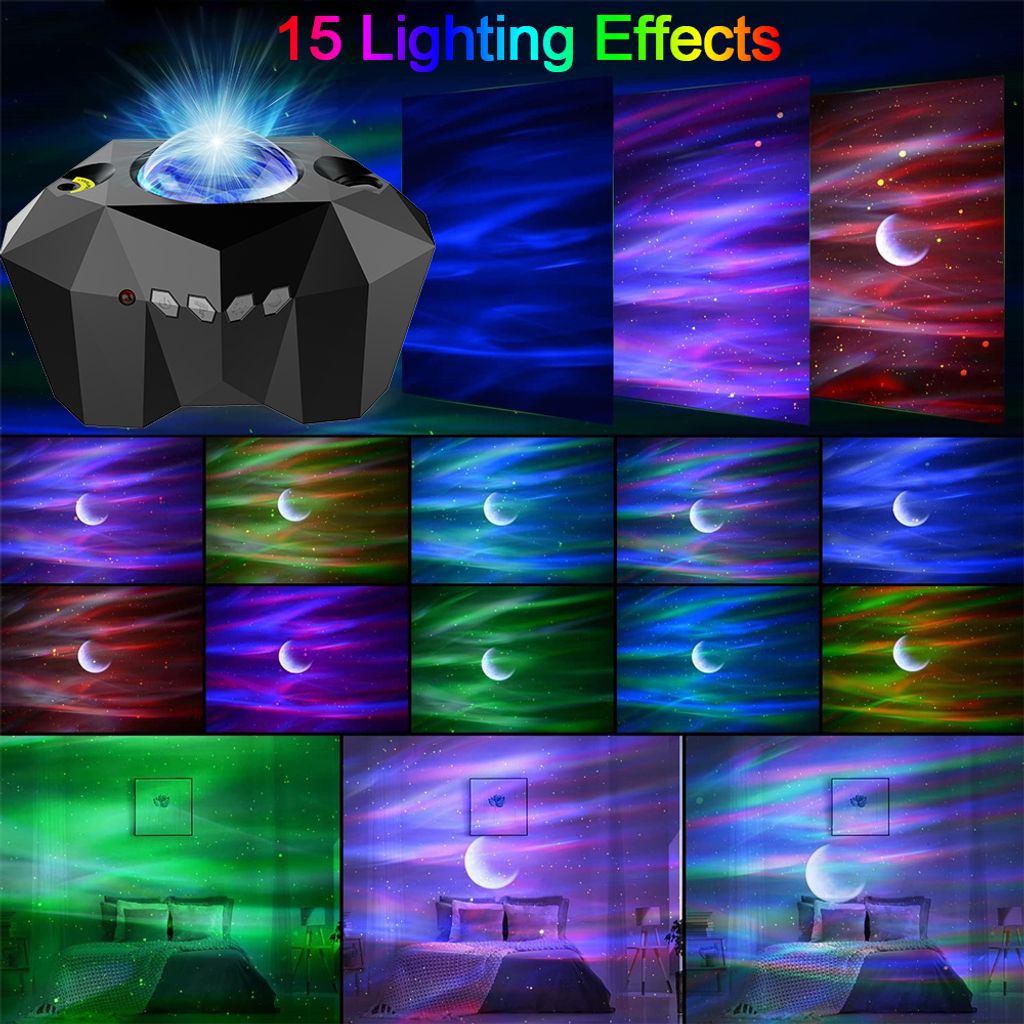 LED Sternenhimmel Projektor Aurora Lampe