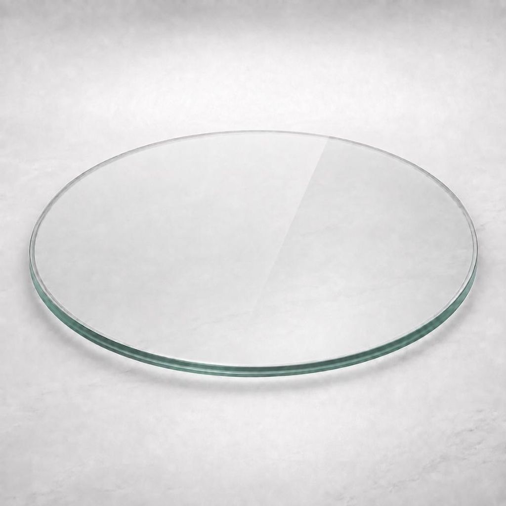 Glasplatte TERRY 100cm Rund 8mm Stärke gehärtetes Glas Produktbild 