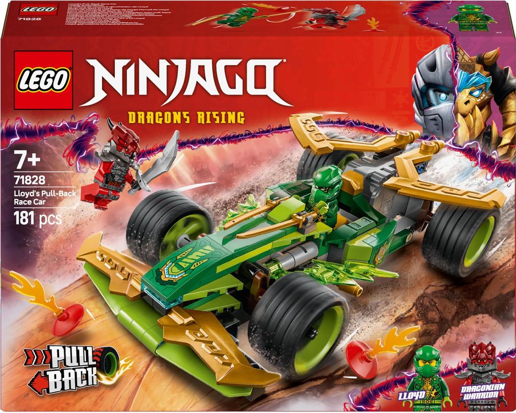 LEGO NINJAGO Voiture de Course à Rappel de Lloyd 71828 181 Image du produit 