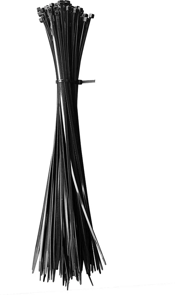 Fascetta 2,5x200mm Nero 100pz elettricista nylon