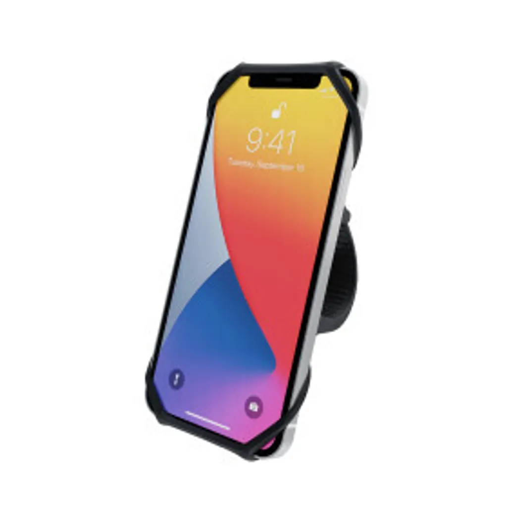 Supporto Telefono Bici Universale PRIO: Silicone Nero Resistente