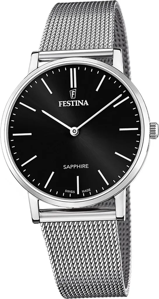 Montre Homme Festina Durable en Acier Argenté - Finies les Rayures !
