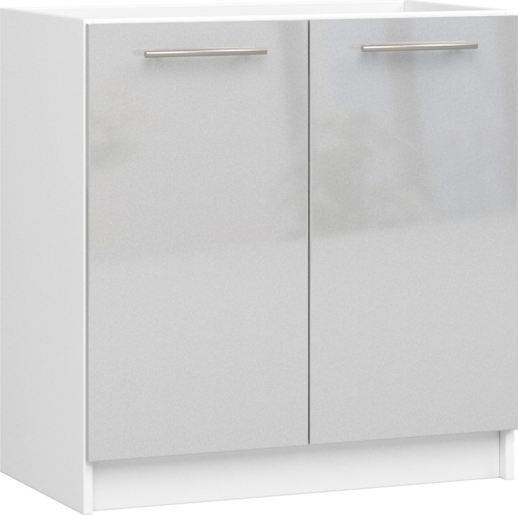 AKORD Furniture Factory KS0POLIBIAMETPOL001, 2 Tür(en), 1 Regale, Weiß, Drehtür, 16 mm, 460 mm