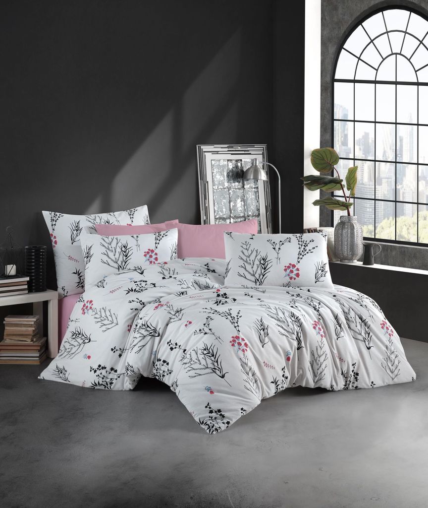 Renforce Bettwäsche Set 2 tlg.Beauty 135 x 200 cm 80 x 80 cm