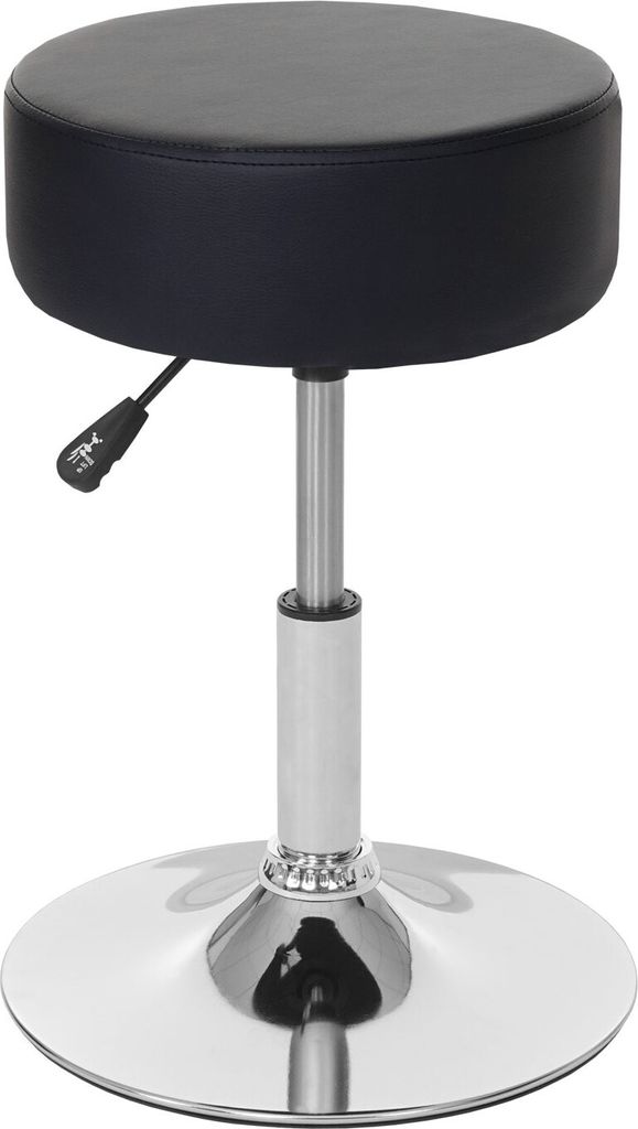 Tabouret HWC-C22, tabouret de maquillage, réglable en Image du produit 