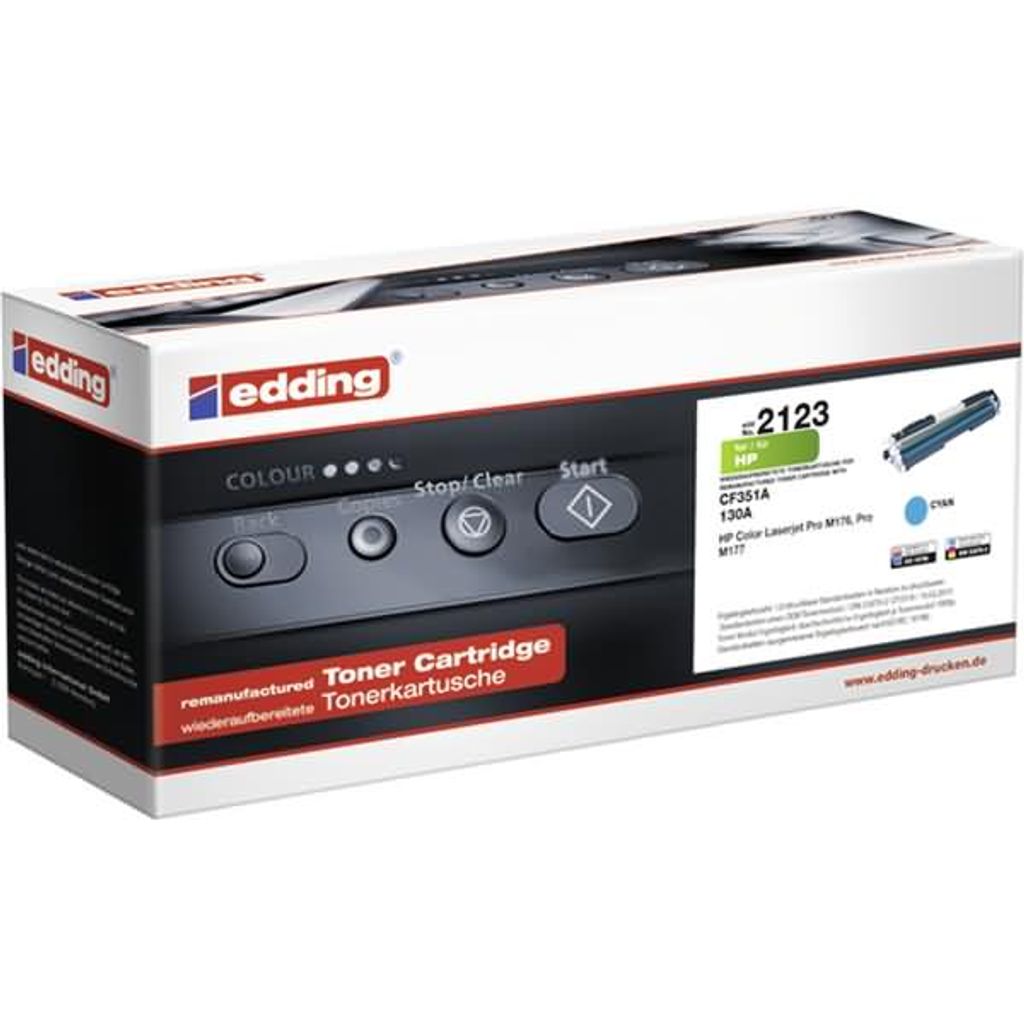 Edding Toner für HP CF351A 130A LaserJetProMFPM176N M177FW