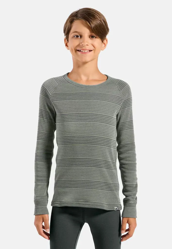 Ensemble sous-vêtement Ski Junior Odlo ACTIVE WARM 164cm Gris Hiver