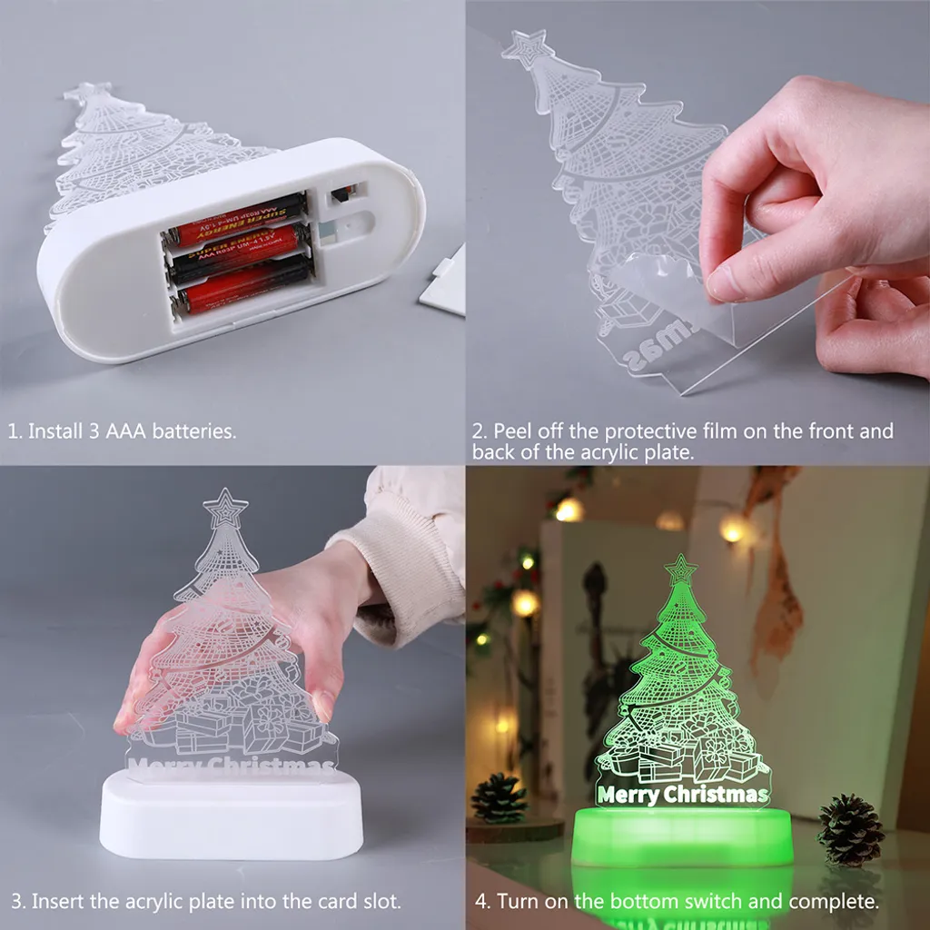 SWTZEQ Luce notturna 3D, luce notturna a LED La lettera M luce d'illusione lampada da tavolo, 16 colori che cambiano lampada USB, per regali di Natale Camera da letto Giocattoli per bambini
