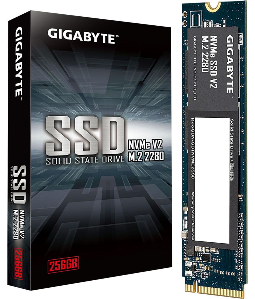 GIGABYTE NVMe SSD V2 256GB, (PCIe 3.0 x4, NVMe 1.4, M.2 Produktbild 