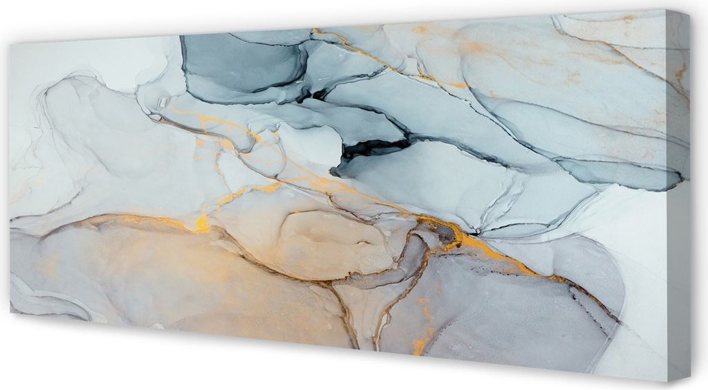 Leinwandbild 125x50 Wandkunst Stein Abstraktion Flecken