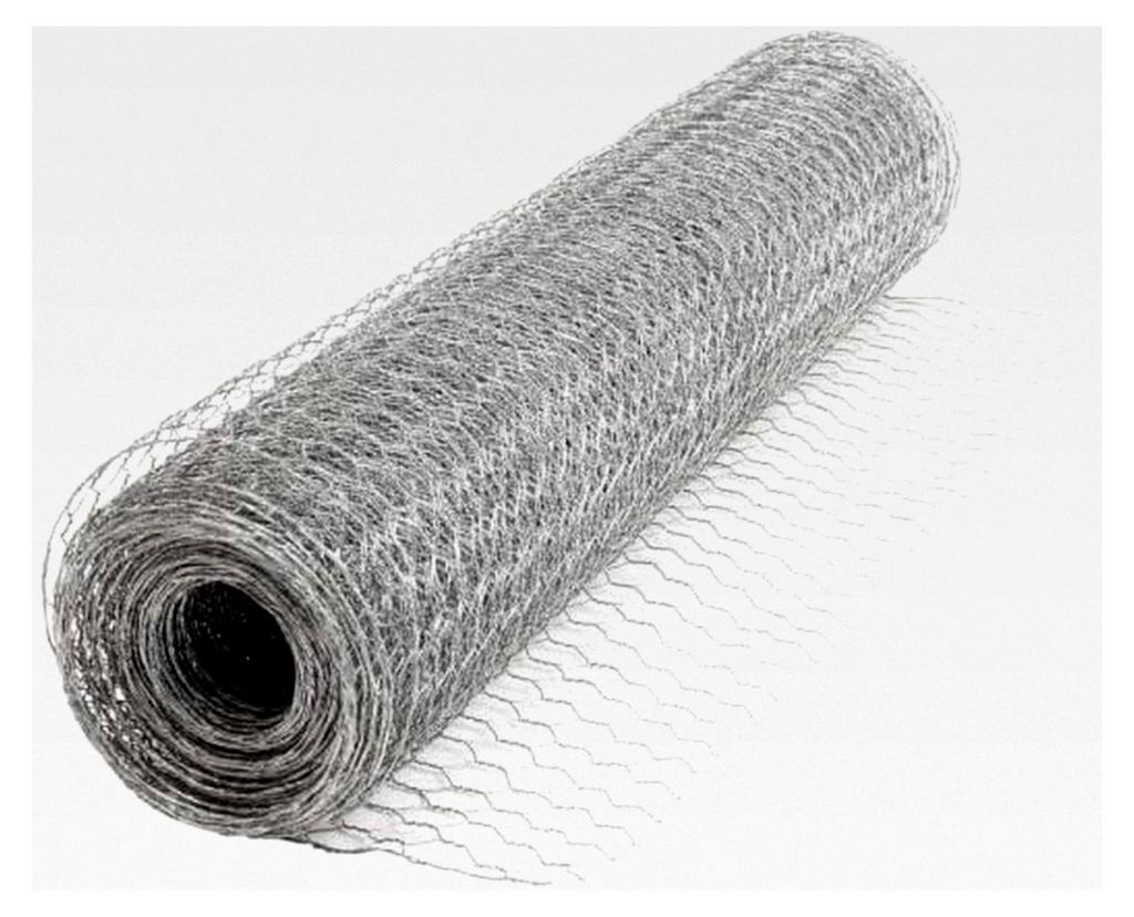 Sechskantgeflecht – 10 m lang & 1 m hoch – Maschenweite 25 mm – Sechseckgeflecht aus feuerbeschichtetem Stahldraht – Maschendrahtzaun für ...