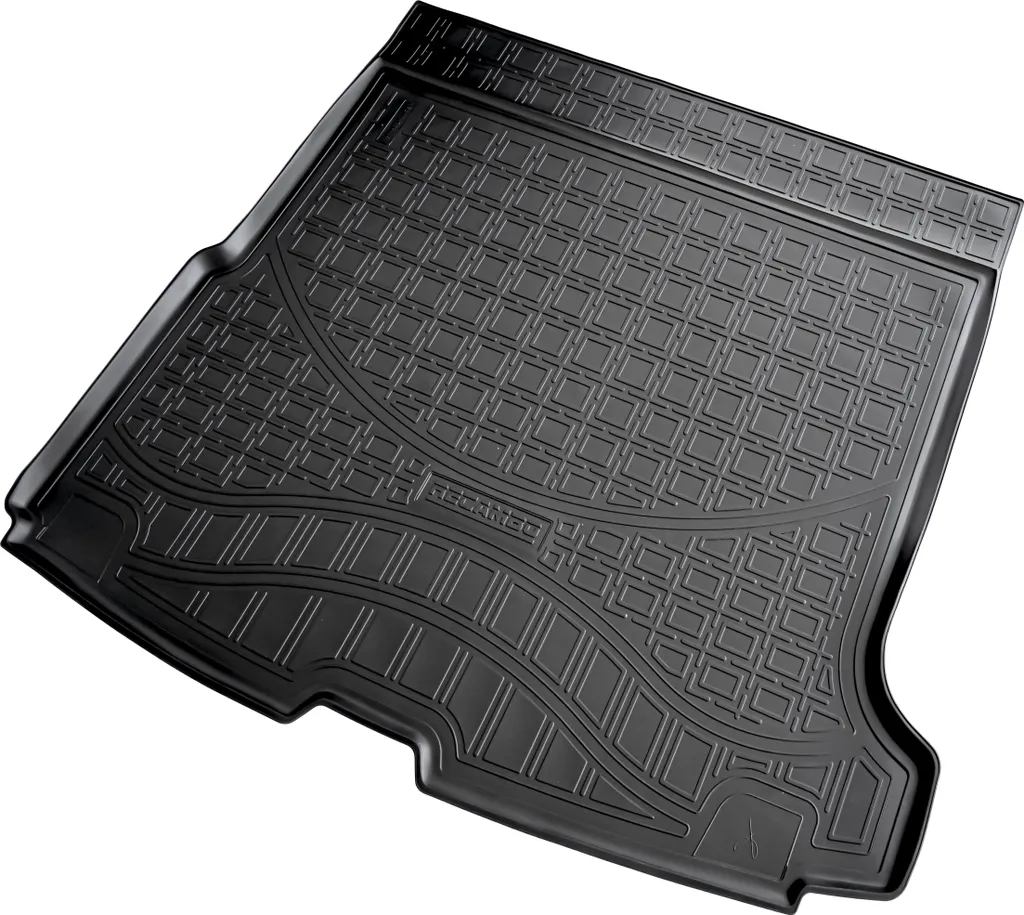 Vassoio bagagliaio in gomma adatto per Volvo V60 II | dal 2018 in poi | perfettamente su misura con bordo