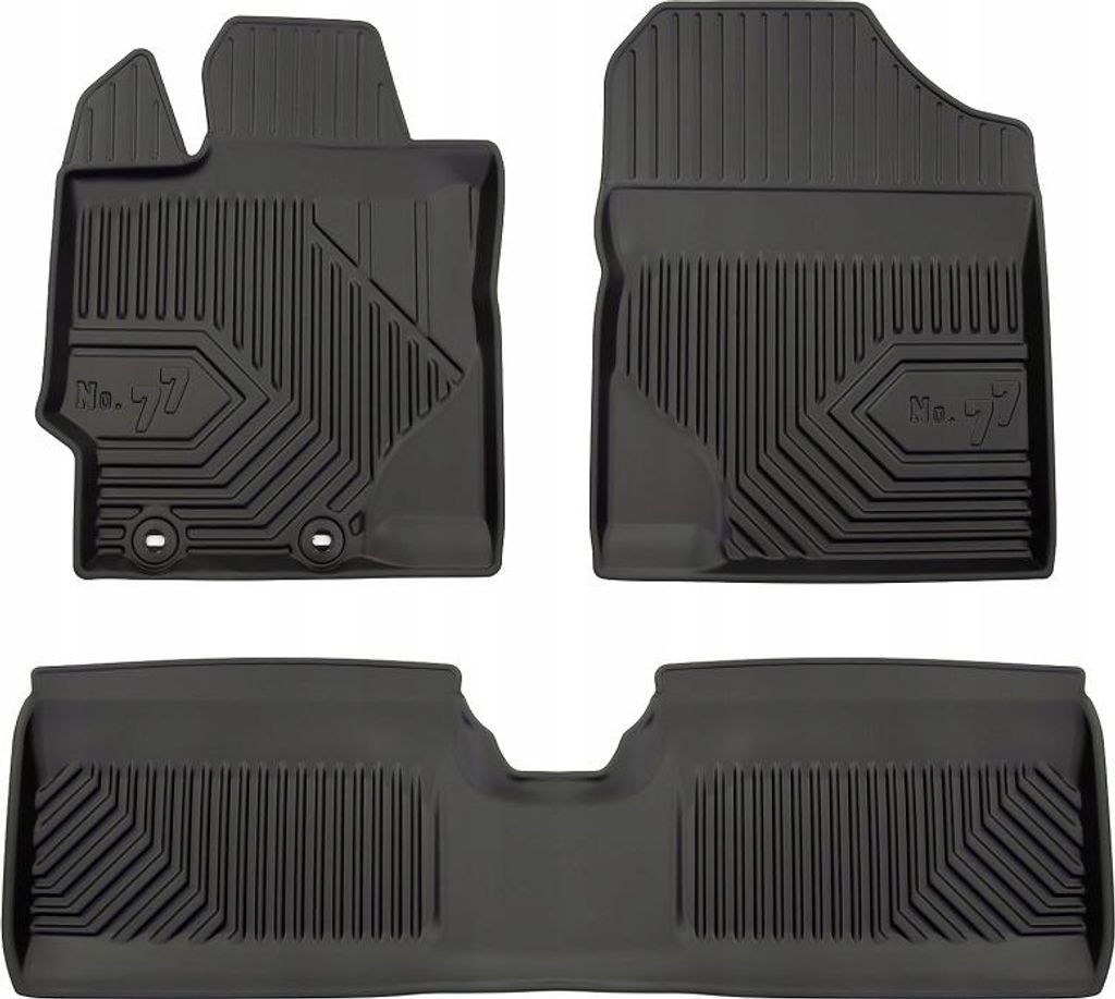 Gummimatten Toyota Yaris 3 2011-2020 Durch 77