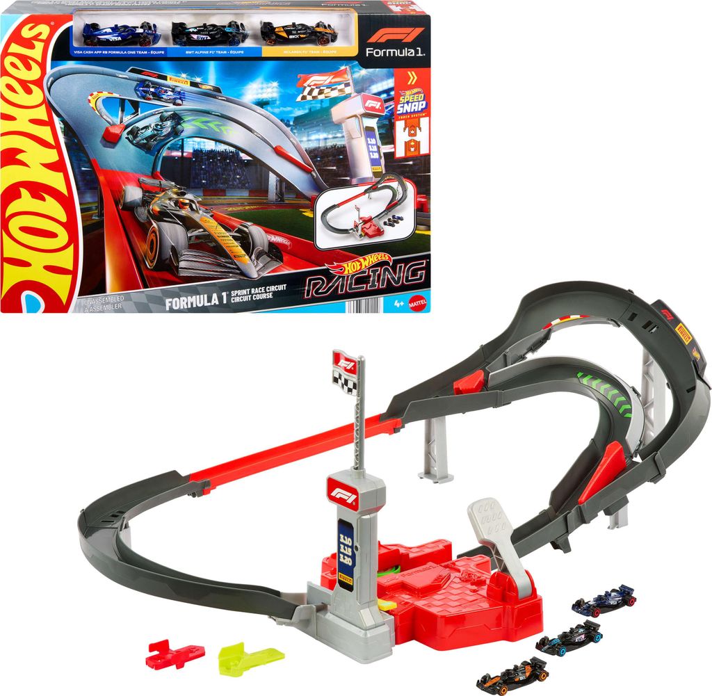 Mattel Hot Wheels Racing Formel 1® Rennstrecke-Trackset mit Produktbild 
