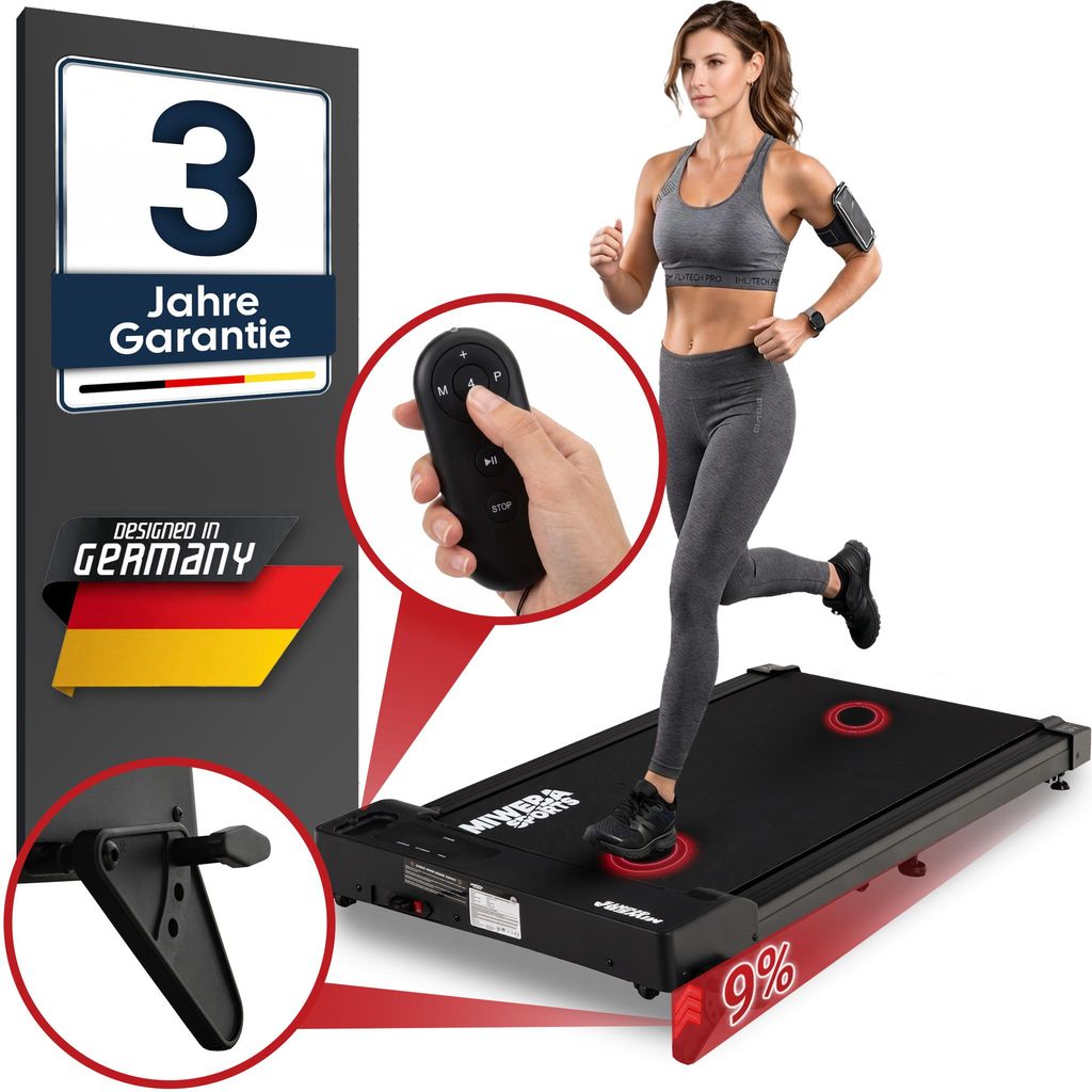 Miweba Sports Walking Pad WP80 | Laufband für Zuhause - Produktbild 