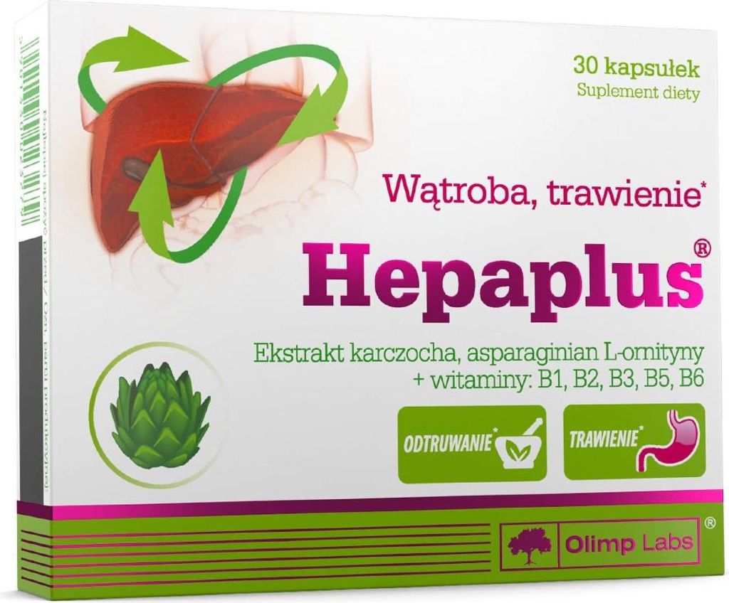 OLIMP FARMACJA Hepa plus - 30 gélules pour le bon Image du produit 