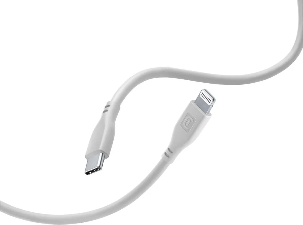 Cavo Dati e Ricarica Cellularline Soft USB-C Lightning 1.2m - MFi