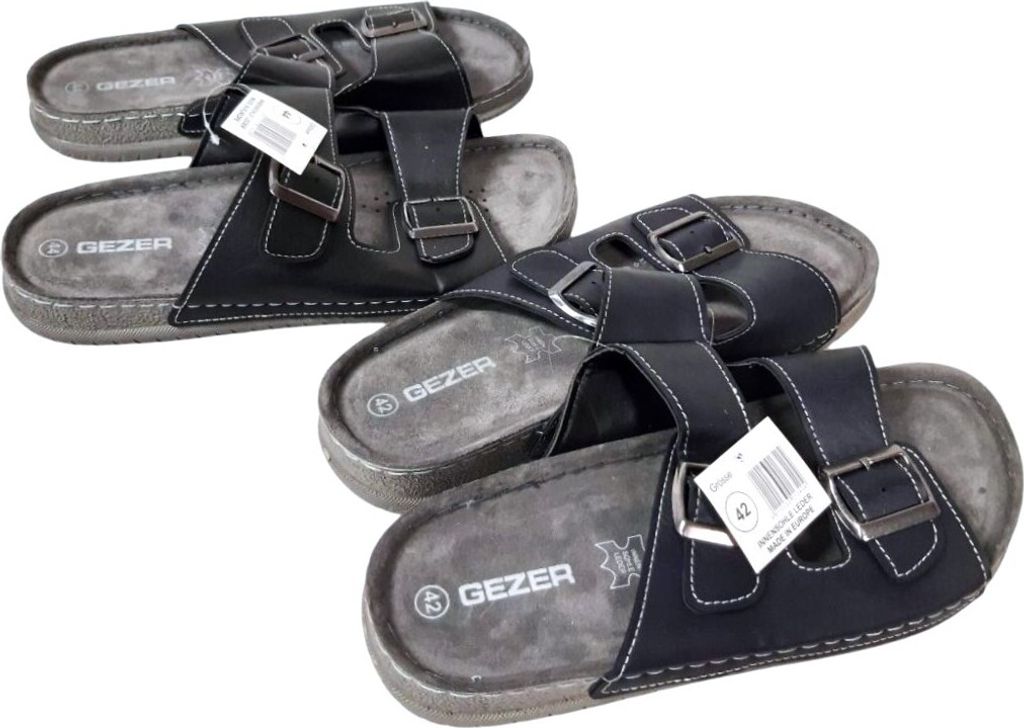 Sandale - Sandaletten - Pantoletten - Schuhe - Sandalen - Leder - Gezer - Herren