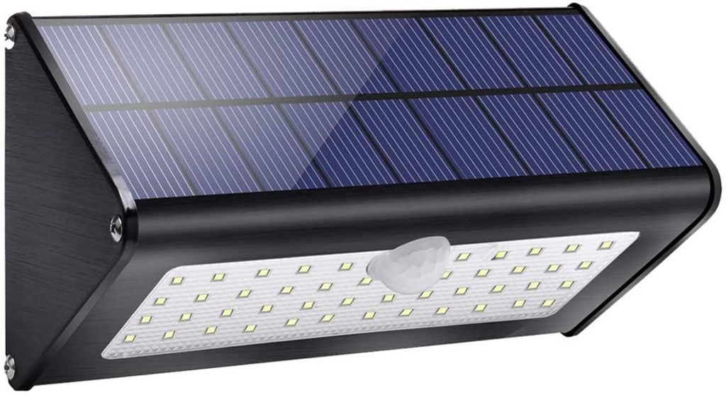 136 LED Solarleuchte Bewegungsmelder Solarstrahler Solarlampe Gartenlampe IP65 