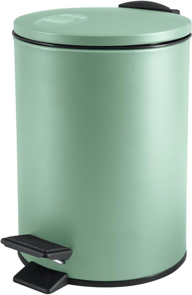 Spirella Treteimer Cannes - salbeigrun - 3L - Metall - 17 x 25 cm