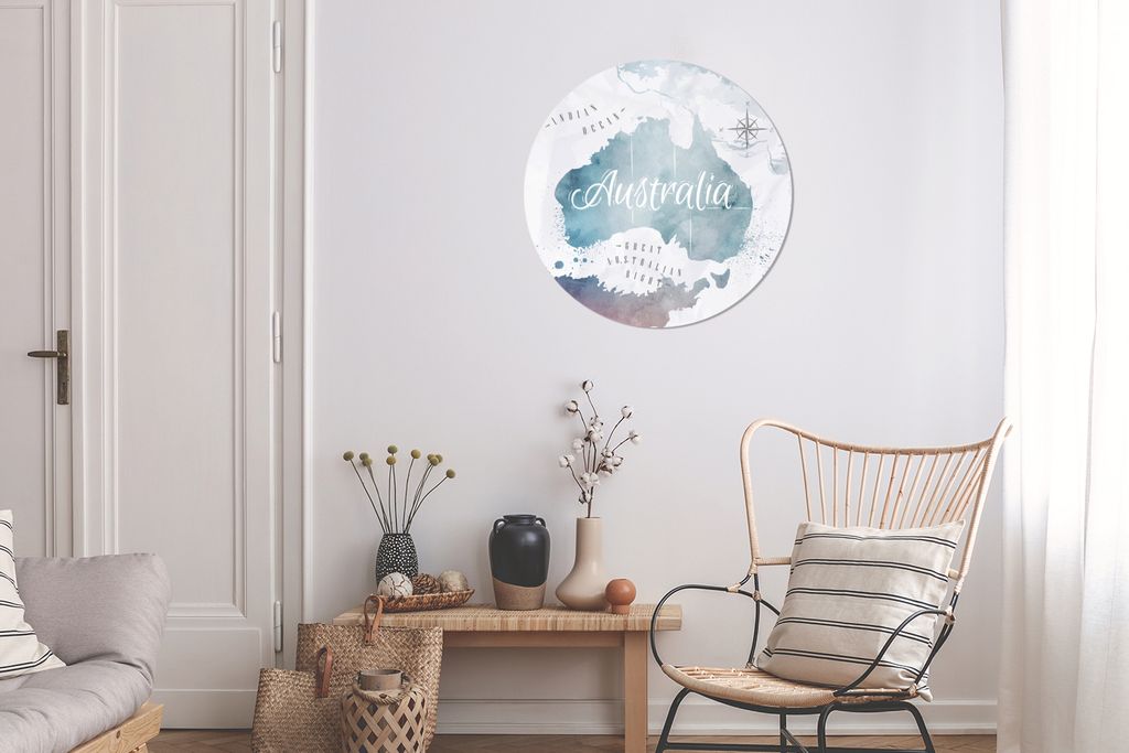 MuchoWow - Wand Kreis - Das Schlafzimmer - Die Bilder - Wandmalerei - Kunst für das Haus - das Plastik
