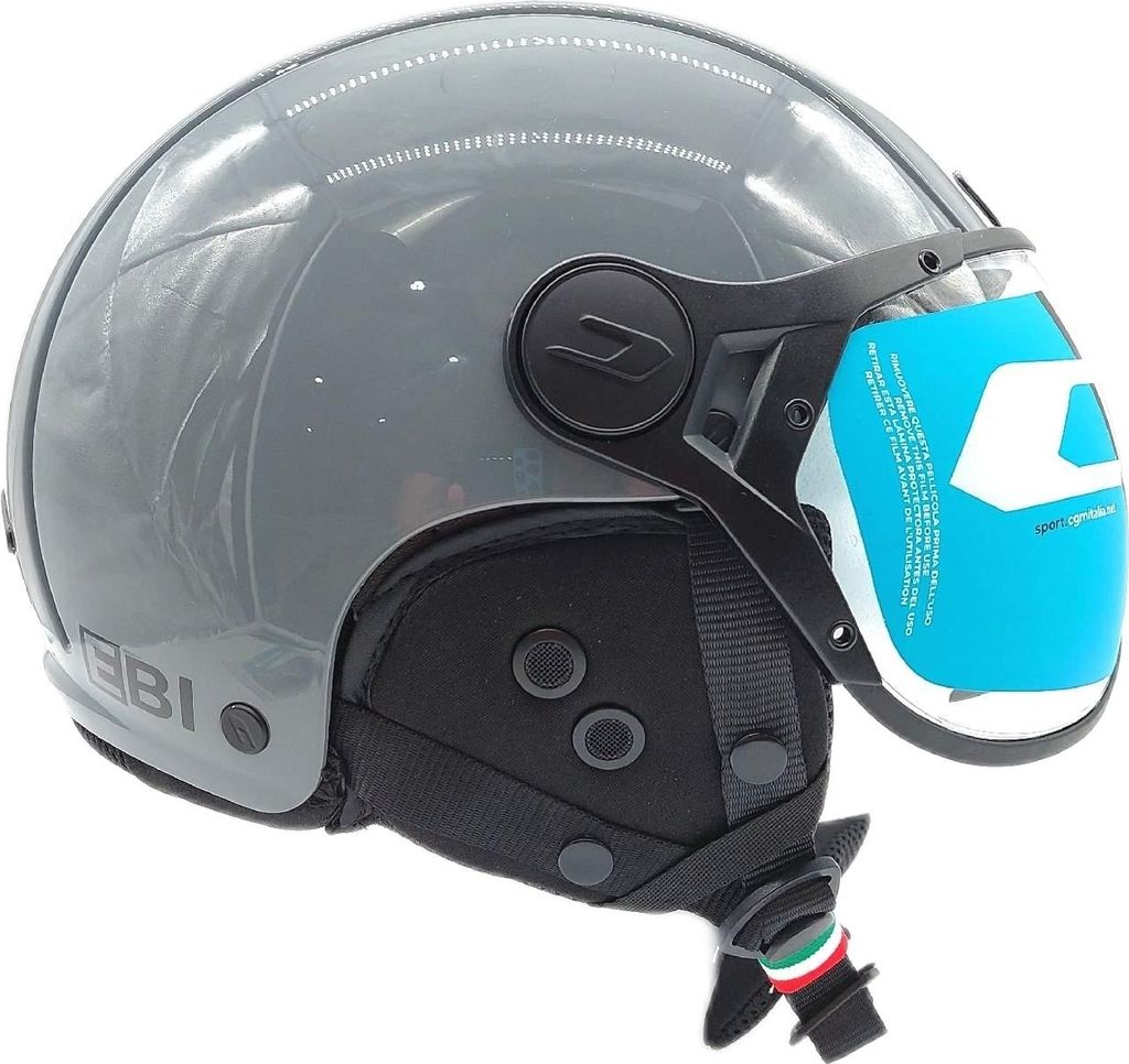 CGM Unisex Erwachsene EBI skihelm grau XL 60cm Wintersport Skihelme Snowboardhelme Schutzhelm