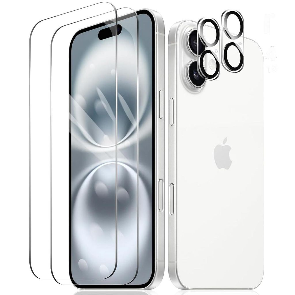 2X Schutzglas (Display + Kamera) für iPhone 17 Panzerglas Produktbild 