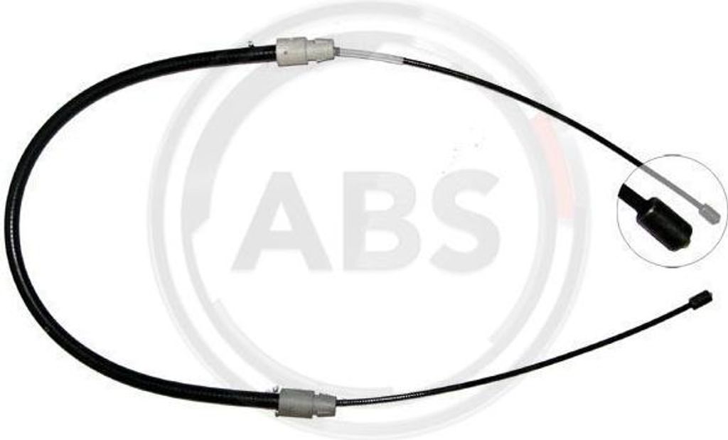 A.B.S. K19616 Seilzug, Handbremse OE 1684201785 kompatibel mit A-Klasse