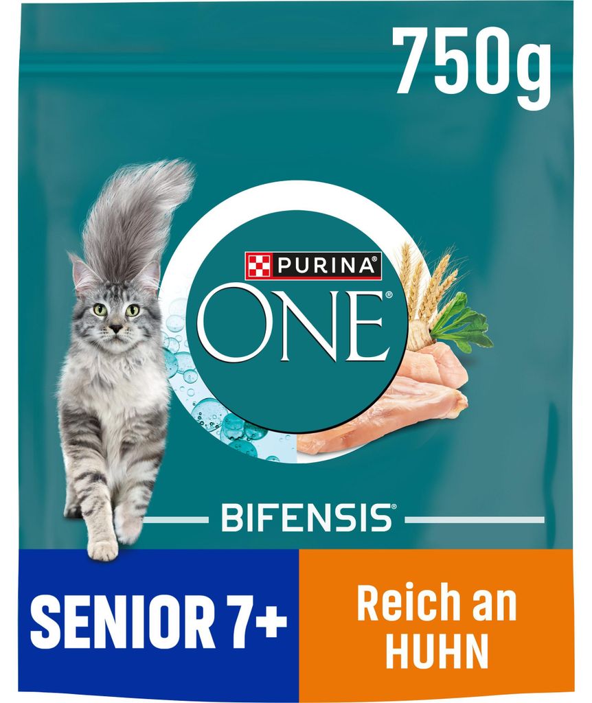 PURINA ONE BIFENSIS Senior 7+, reich an Huhn, 6 x 750g Produktbild 