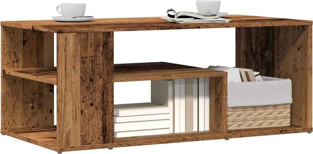 Maison Exclusive - Couchtisch Altholz-Optik 100x50x40 cm Holzwerkstoff